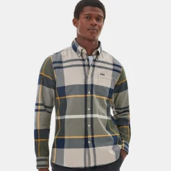Barbour Dunoon Taillored Fit Shirt Forest Mist