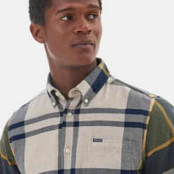 Barbour Dunoon Taillored Fit Shirt Forest Mist