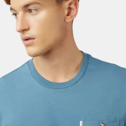 Ben Sherman Chest Pocket T-Shirt Regular Fit Blue Shadow