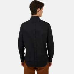 Ben Sherman Organic Oxford Long Sleeve Shirt Black