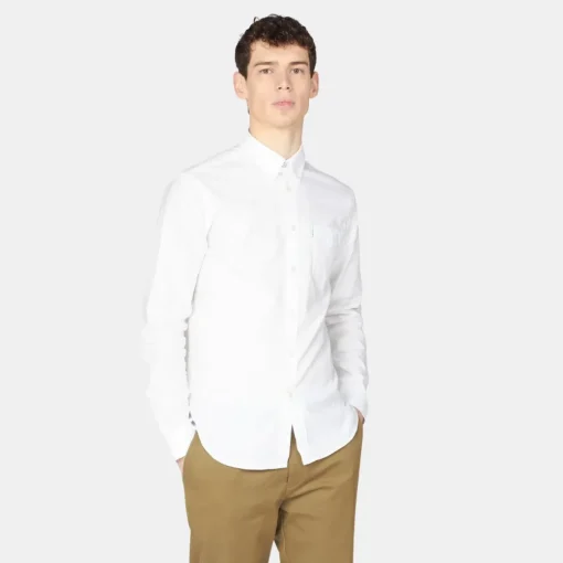 Ben Sherman Signature GOTS Shirt White
