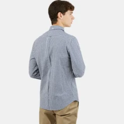 Ben Sherman Signature Long Sleeve Gingham Shirt Dark Blue