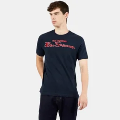 Ben Sherman Signature T-Shirt Regular Fit Dark Navy