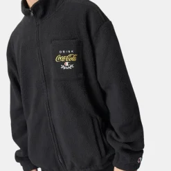 Champion x Coca Cola Full Zip Top Jacket Black