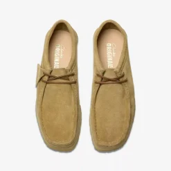 Clarks Men's Godney Lace Dark Sand Suede