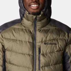 Columbia Men's Labyrinth Loop Hooded Jacket Stone Green