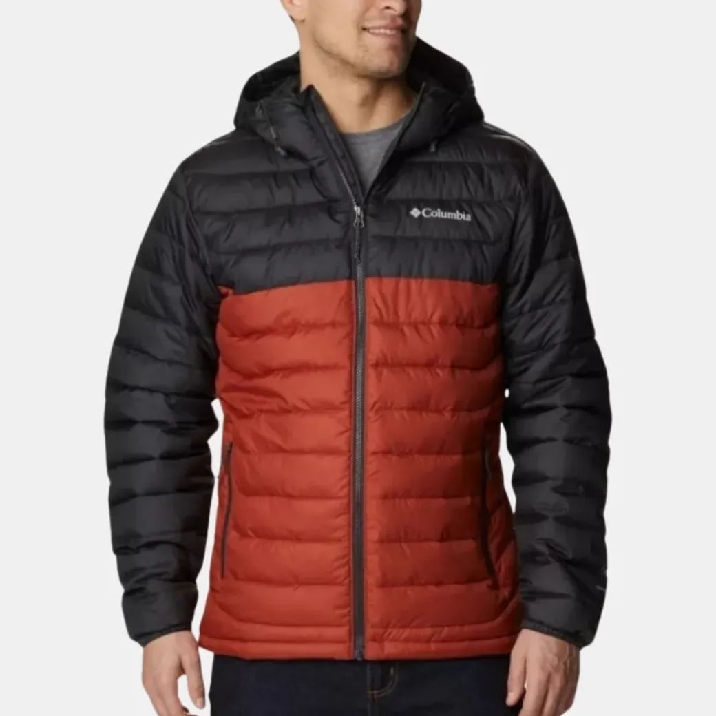 Columbia Men's Powder Lite Hooded Jacket Wrap Red