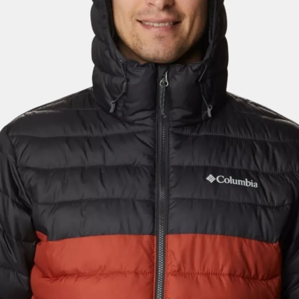 Columbia Men's Powder Lite Hooded Jacket Wrap Red