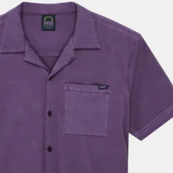 Deus Ex Machina Remi Garment Dye Shirt Navy Cosmos