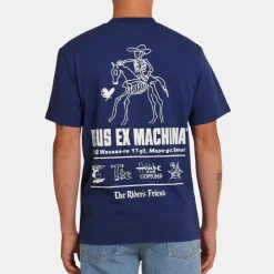 Deus Ex Machina Seoul Address Tee Mechanic Blue