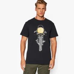 Deus Ex Machina T-Shirt Frontal Matchless Black