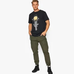 Deus Ex Machina T-Shirt Frontal Matchless Black