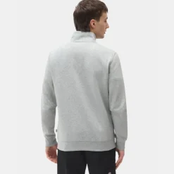Dickies Oakport Quarter Zip Grey Melange