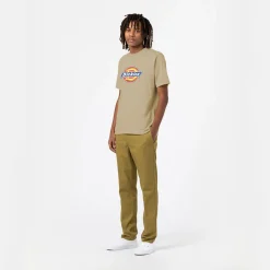 Dickies T-Shirt Icon Logo Graphic Desert Sand