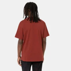 Dickies T-Shirt Luray Pocket Tee Bordeaux