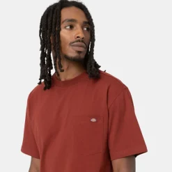 Dickies T-Shirt Luray Pocket Tee Bordeaux