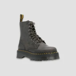 Dr. Martens Jadon Burnished Waxy Pull Up Women's Charcoal Grey