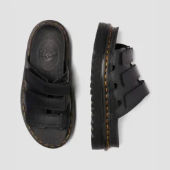 Dr. Martens Raine Slide Athena Leather Black Women's Sandal