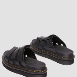 Dr. Martens Raine Slide Athena Leather Black Women's Sandal