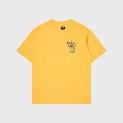 Edwin Hope Provider T-Shirt Lemon Chrome Garment Washed