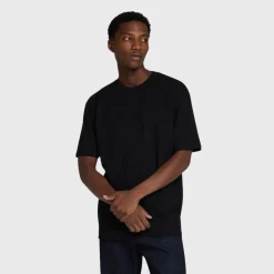 Edwin Katakana Embroidery T-Shirt Black