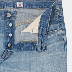 Edwin Regular Tapered Jeans Blue Light Used