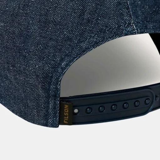 Filson Denim Harvester Cap Dark Indigo Shelto