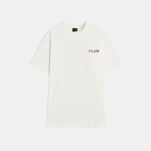 Filson Moose Graphic T-Shirt Snow White