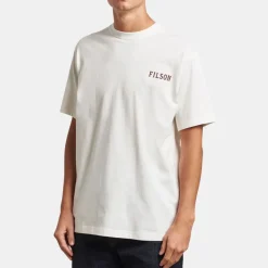 Filson Moose Graphic T-Shirt Snow White