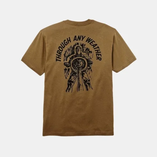 Filson S-S Pioneer Graphic T-Shirt Gold Ochre Captain