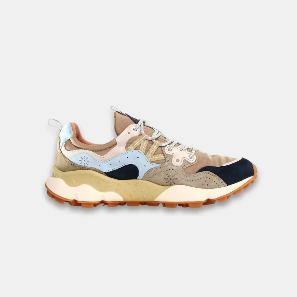 Flower Mountain Men's Yamano 3 Suede Nylon Black Brown & Army Green