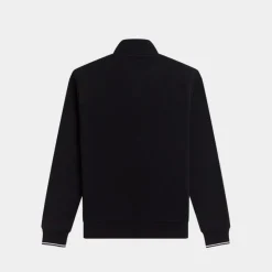 Fred Perry Half Zip Sweatshirt Black