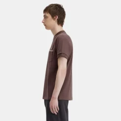Fred Perry Pocket T-Shirt Carrington Brick