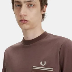 Fred Perry Pocket T-Shirt Carrington Brick