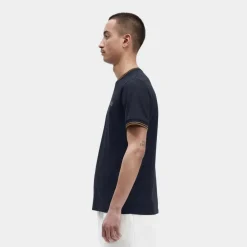 Fred Perry T-Shirt Twin Tipped Navy Dark Caramel