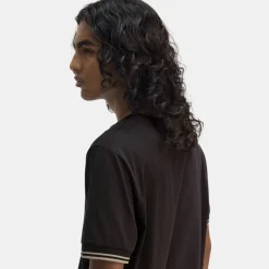 Fred Perry T-Shirt Twin Tipped Anchor Grey Oatmeal