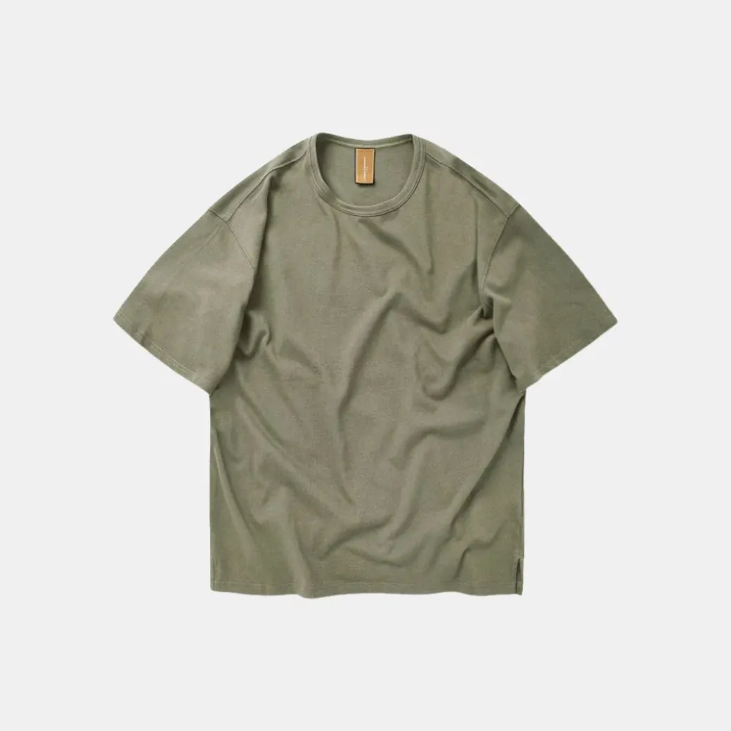 Frizmworks OG Double Rib Oversized T-Shirt Mud