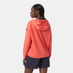 Helly Hansen W Inshore Hoodie Hot Coral
