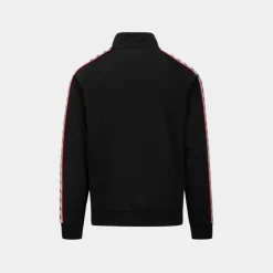 Kappa 222 Banda Anniston Slim Jacket Black Antique Red