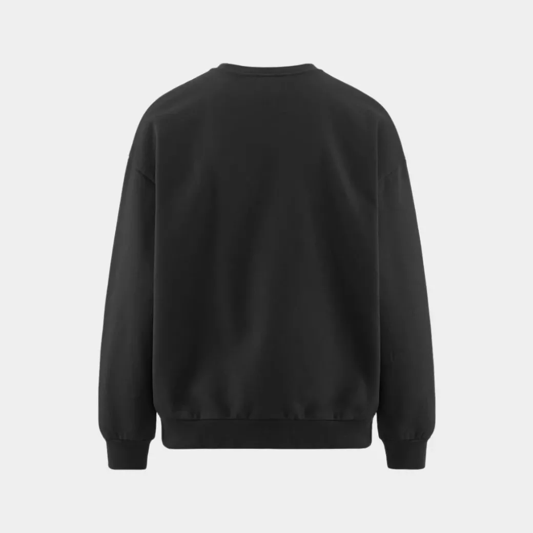 Kappa 222 Banda Garett Hoodie Grey Coal Black