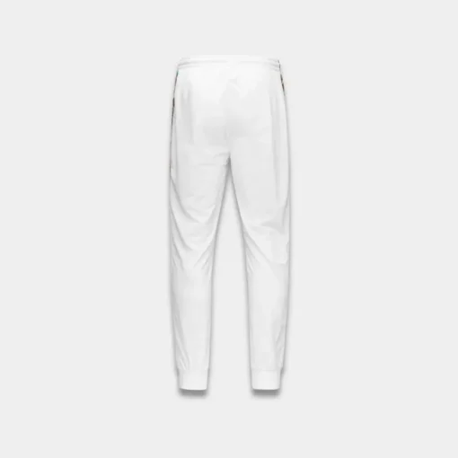Kappa 222 Banda Graphiktape Pant White Green Grass Brown Tobacco