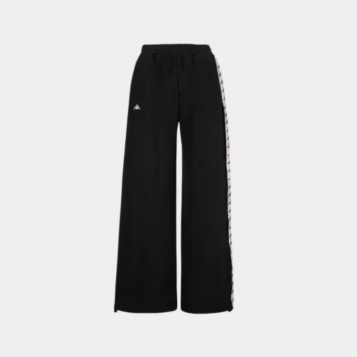 Kappa 222 Banda Petuniagt Pant Graphiktape Black White Milk