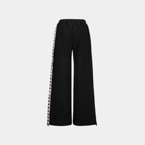 Kappa 222 Banda Petuniagt Pant Graphiktape Black White Milk