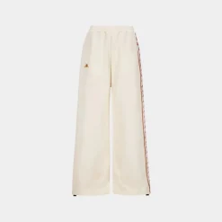 Kappa 222 Banda Petuniagt Pant Graphiktape White Milk