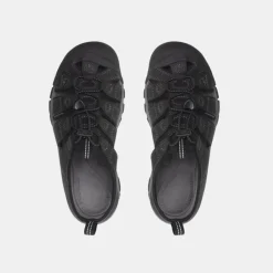 Keen Men's Newport Leather Sandal Black/Steel Grey