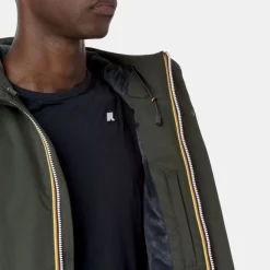 K-Way Jacko Twill Marmotta Green Blue