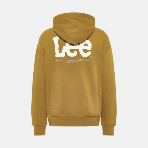 Lee Logo Loose Hoodie Ammonite