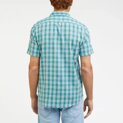 Lee Short Sleeve Button Down Shirt Monaco