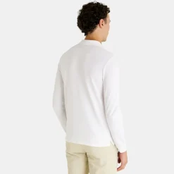 Lyle & Scott Long Sleeve Polo Shirt White