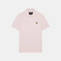 Lyle & Scott Plain Polo Shirt Light Pink